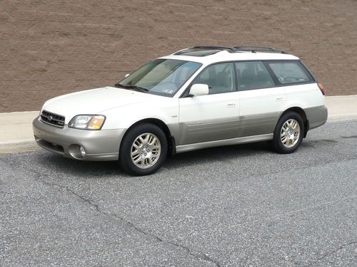 Beautiful 2001 subaru outback vdc wagon..h6..awd..sunroof..leather..loaded.