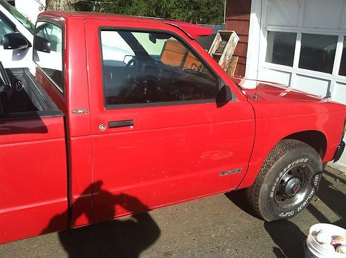 1991 chevy s10 4x4 original barn find v6 4.3 5 speed like sonoma