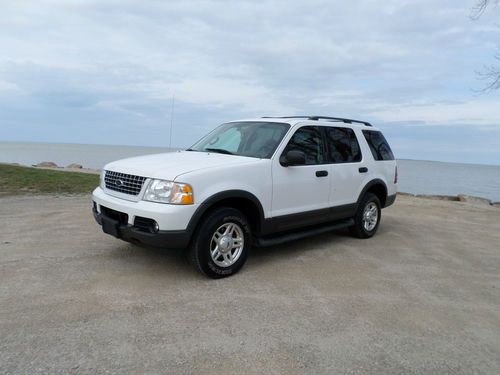 2003 ford explorer xlt 4x4 one owner clean carfax no reserve!!!