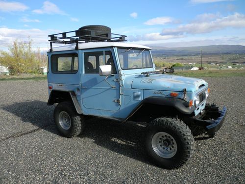 1972 original paint fj40 fuel injected v6 th350 no rot fj 40 landcruiser