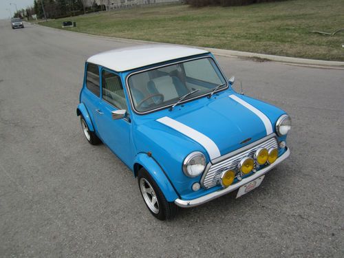 Custom surf blue mini cooper 1275 ground up restoration air con norust ever asnu