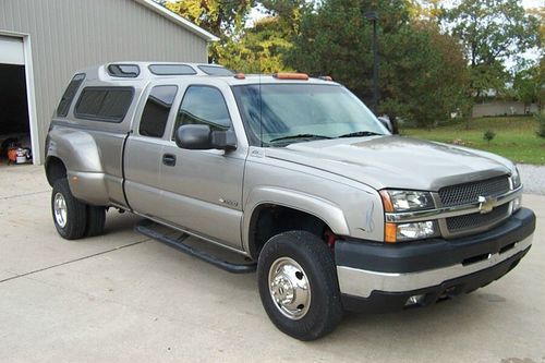 2003 chevrolet 3500 lt ext cab 4 dr 4x4 supercharged repairable rebuilt 106,577