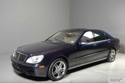 2003 mercedes benz s500 navigation sunroof leather heatedseats amg wheels xenons