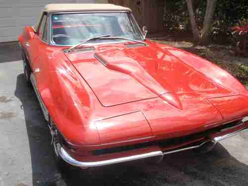 1965 CHEVROLET CORVETTE CONVERTIBLE, US $39,900.00, image 6