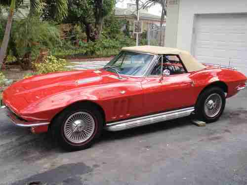 1965 CHEVROLET CORVETTE CONVERTIBLE, US $39,900.00, image 9
