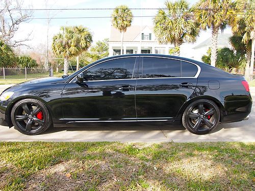06 lexus gs430  a/c seats, dvd, park assist, nav, camera, levinson, no reserve!!