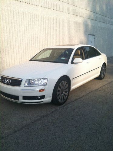 2005 audi a8l  arctic white, 62,000 miles, no winters