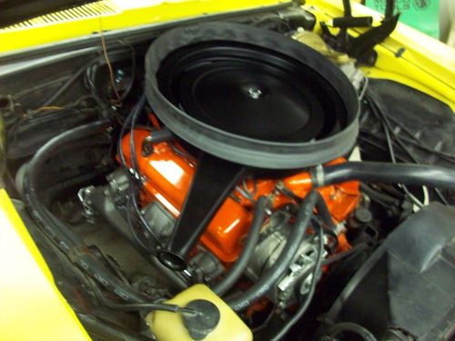 1969 69 chevy camaro rs lm-1 convertible daytona yellow #'s match 350 original