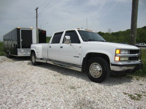 1997 chevy 3500 dually 454 auto comes with a 2012 extra tuff trailer 24' 102"