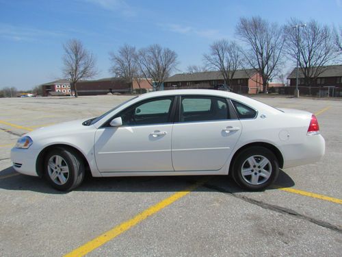 2008 chevrolet impala ls, white