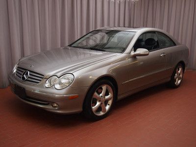 Clean carfax automatic leather moonroof power clk320 dealer inspected warranty