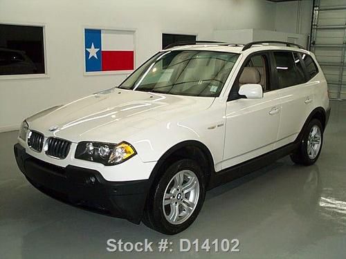 2005 bmw x3 3.0i awd automatic pano sunroof only 53k mi texas direct auto