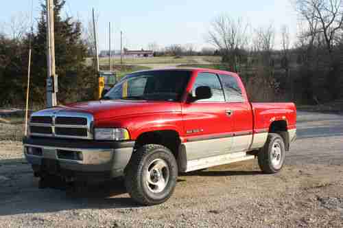 1998 Dodge Ram 4x4 quad cab with 8' Meyer Snow Plow, US $3,800.00, image 6