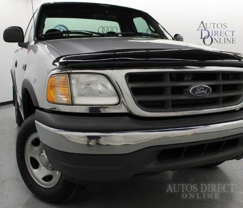 We finance 2001 ford f-150 xl 4wd 5-speed clean carfax 64k towpackage bedliner