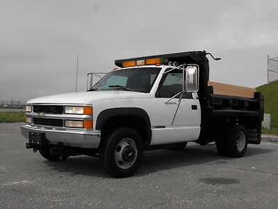 1998 chevrolet cheyenne k3500 4x4 5.7l v8 rugby dump truck only 51k