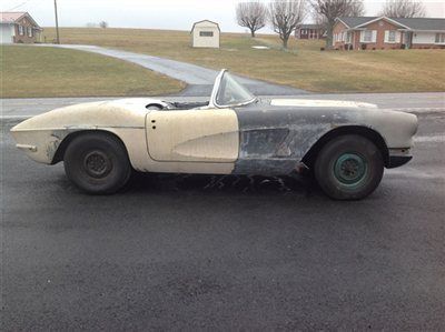 1961 chevrolet corvette mostly complete