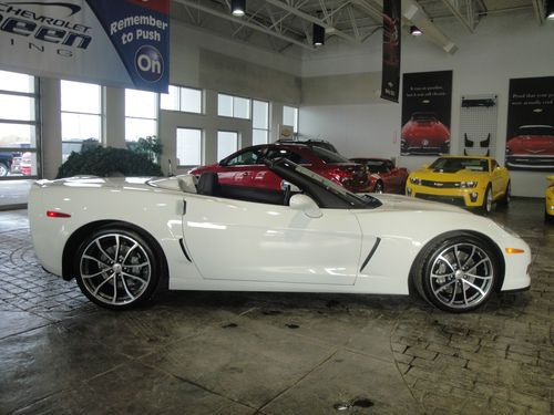 New artic white 2013 chevrolet corvette 427 convertible ls7 70l 505hp save big!