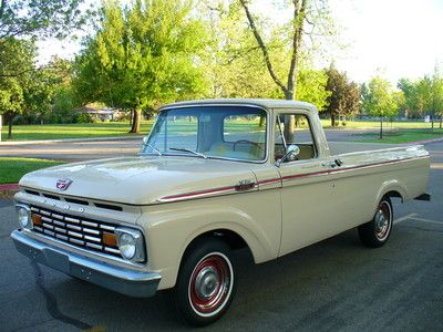 Gorgeous rare restored 1963 ford f100 unibody pickup 292 v8 custom cab nice !!