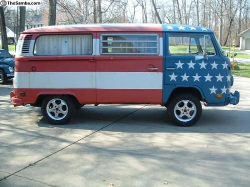 1974 volkswagen bus with camper interior