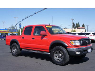 Truck red one owner ac red automatic finance crew cab power abs single disc sr5