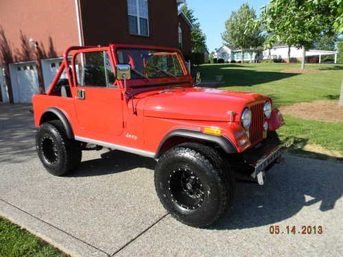 1984 jeep cj7*hardtop*very nice*low miles**low reserve**