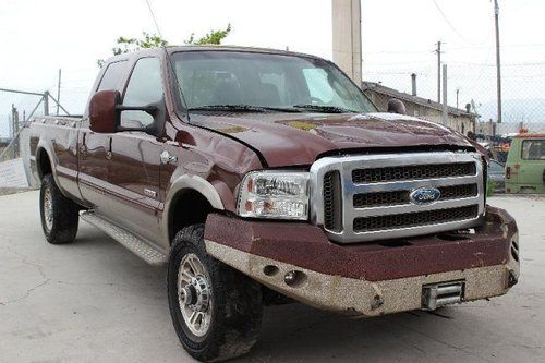 06 ford super duty f-350 king ranch salvage repairable rebuilder will not last!!
