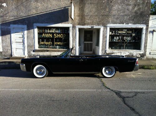 1962 lincoln continental convertible