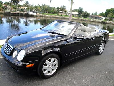 01 mercedes clk 320 convertible*44k orig miles*no smoker*gorgeous*srvcd*garaged