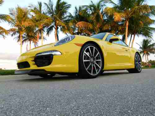 2013 Porsche 911 Carrera S 430HP Power Kit, Racing Yellow with Black Interior, US $124,900.00, image 3