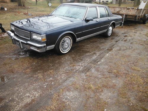 1987 chevrolet caprice classic ls brougham sedan 4-door 5.0l