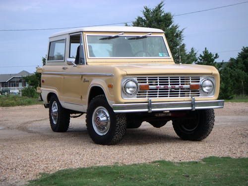 1975 bronco ranger uncut 5.0 efi