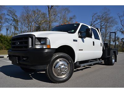 2004 ford f-450 crew cab xl diesel 6 speed welding bed