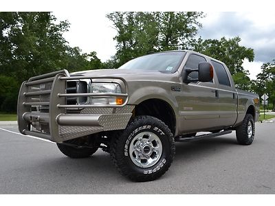 2004 ford f-250 crew cab lariat 4x4 diesel clean!!