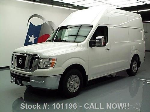 2012 nissan nv 3500 hd cargo high roof nav rear cam 26k texas direct auto