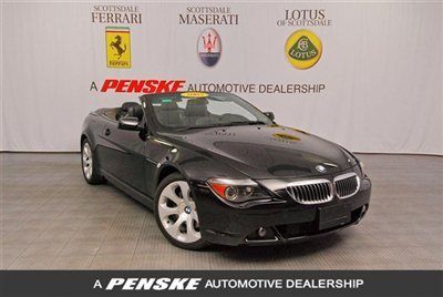 2005 bmw 645ci conv~sport &amp; premium package~cold weather~park distance~like 2006