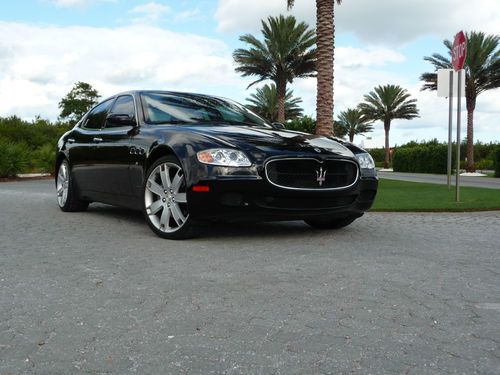 2006 maserati quattroporte sport gt-immaculate-1 owner-rare color combo-loaded