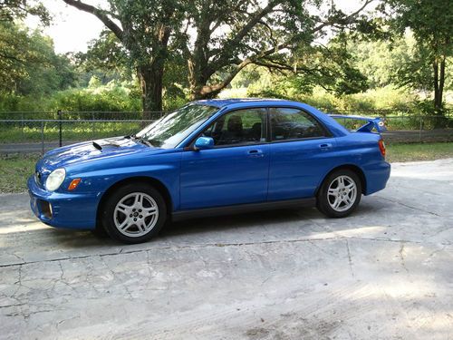 2002 subaru impreza wrx sedan 4-door 2.0l