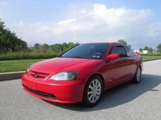 2001 honda civic ex coupe moonroof manual tramsission loaded clean carfax