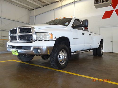 2003 dodge ram 3500 heavy duty cummins turbo diesel 5.9 4x4 slt dually