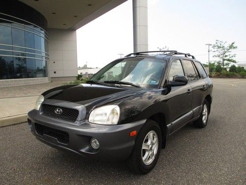 2002 hyundai santa fe gls 4wd v6 black loaded 1 owner