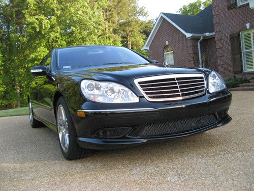 S500 amg sport, black/black, low miles, perfect carfax, nav, luxury seats, rare