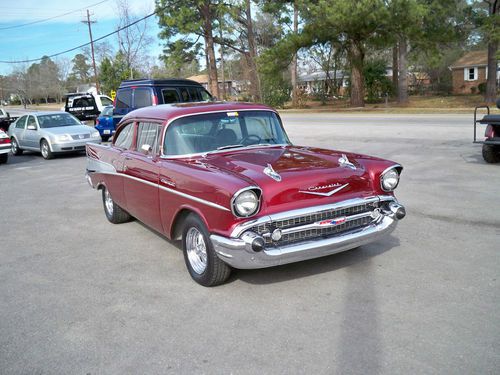 1957 chevrolet bel air 150 with bel air trim