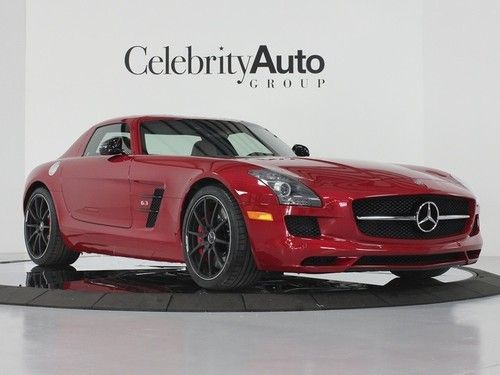 2013 mercedes benz sls gt coupe 225 miles le mans red