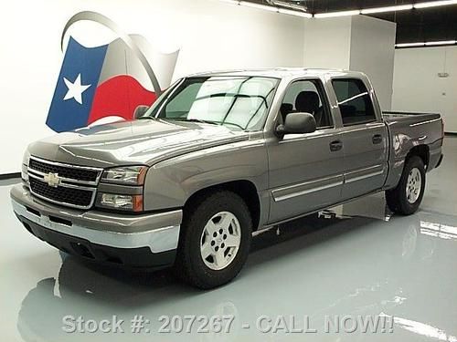 2006 chevy silverado 2ls crew 6 pass cd audio 86k miles texas direct auto