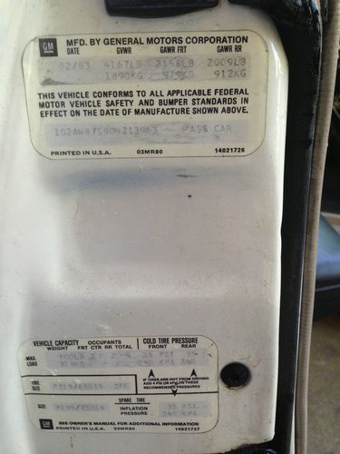 1983 PontiacTrans Am 25th Anniversary Daytona 500 Pace Car, image 8