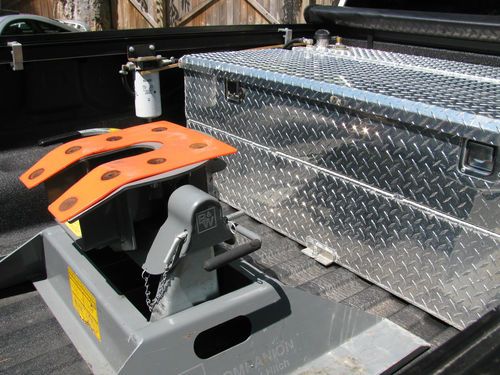 2011 4x4 GMC 3500 HD Sierra SLT DRW with 5th Wheel & Camp Trailer Towing, image 2