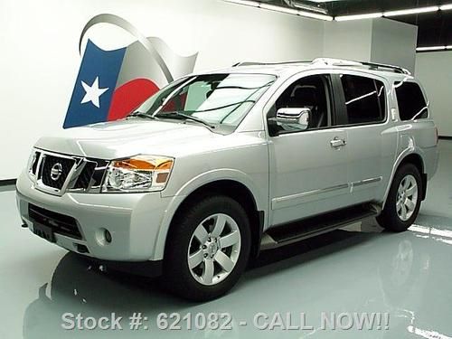2011 nissan armada sl 4x4 8-pass leather rear cam 34k! texas direct auto