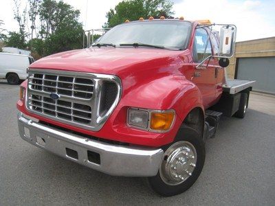 2002 ford f650 xlt diesel super duty tow truck clean