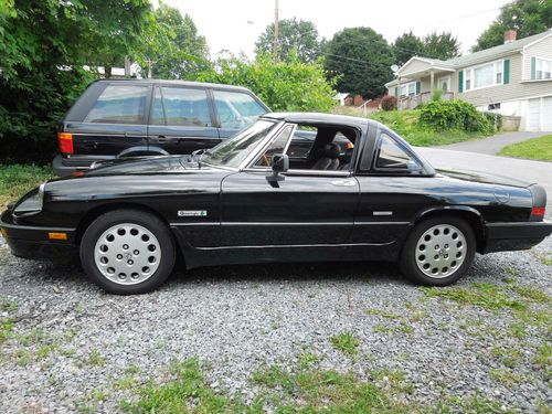 1988 alfa romeo spider quadrifoglio convertible 2-door 2.0l