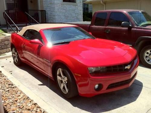 2012 chevrolet camaro lt convertible